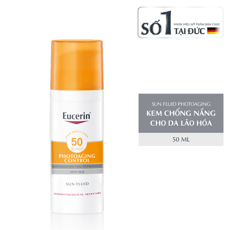 Kem Chống Nắng Eucerin Photoaging Control Sun Fluid Ngăn Ngừa Lão Hóa 50ml