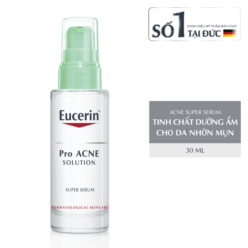 Tinh Chất Eucerin Pro Acne Solution Super Serum Giảm Mụn Trứng Cá Mờ Sẹo 30ml