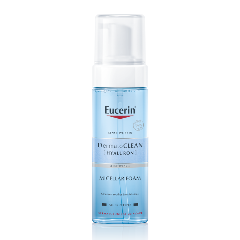 Bọt Tẩy Trang Eucerin Dermatoclean Làm Sạch & Dưỡng Ẩm Da 150ml