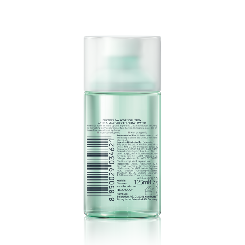 Nước Tẩy Trang Eucerin Pro ACNE Solution Dành Cho Da Nhạy Cảm, Nhờn Mụn 125ml
