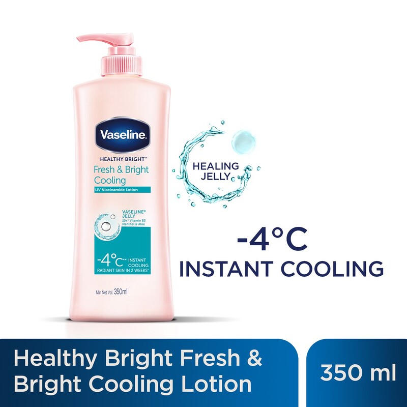 Sữa Dưỡng Thể Vaseline Dịu Mát Trắng Da 350ml