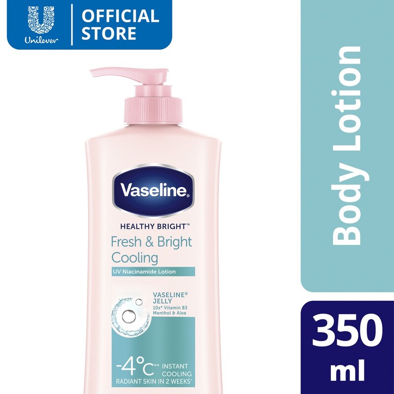 Sữa Dưỡng Thể Vaseline Dịu Mát Trắng Da 350ml