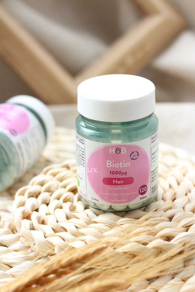 Viên Uống Holland & Barrett Biotin Hỗ Trợ Mọc Tóc 120 PCS