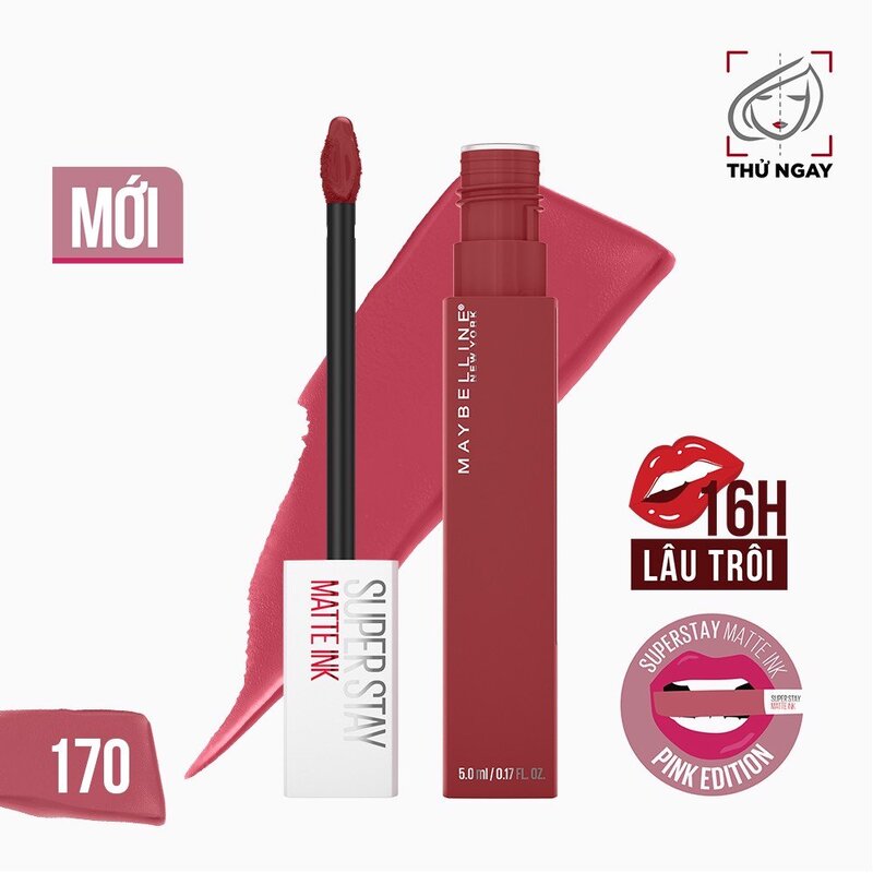 Son Kem Maybelline Super Stay Matte Ink Siêu Lì - 170