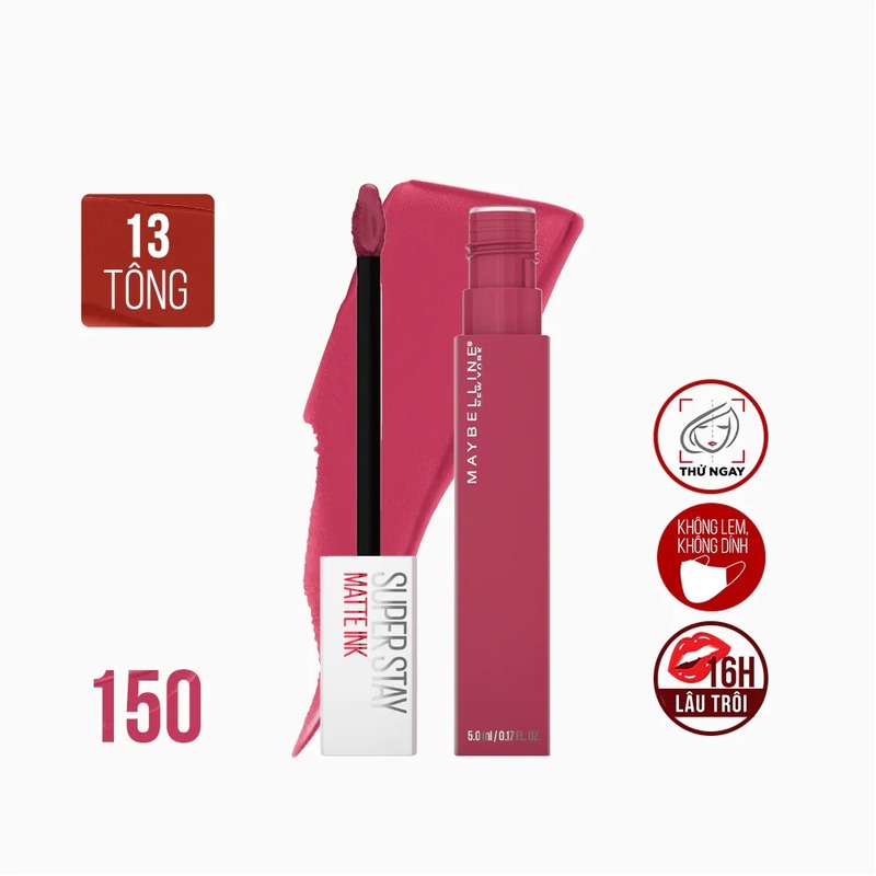 Son Kem Maybelline Super Stay Matte Ink Siêu Lì - 150