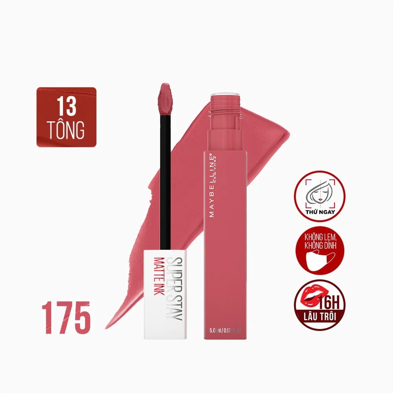 Son Kem Maybelline Super Stay Matte Ink Siêu Lì - 175