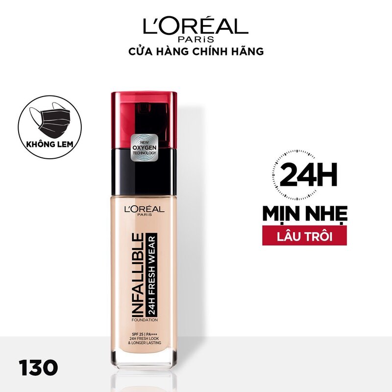 Kem Nền Loreal Lâu Trôi Infallible 24h Fresh Wear 30ml - 130