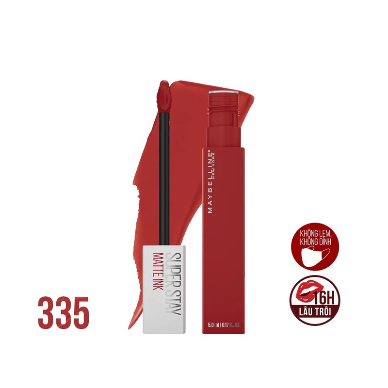 Son Kem Maybelline Super Stay Matte Ink Siêu Lì - 335