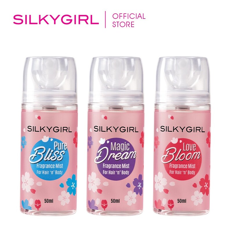 Xịt Thơm SilkyGirl Toàn Thân Và Tóc - Love Bloom 50ml