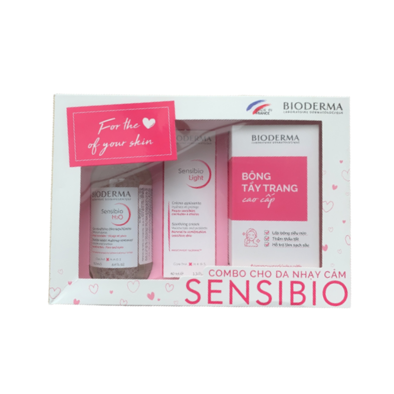 Bộ Sản Phẩm Bioderma Combo Cho Da Nhạy Cảm Sensibio