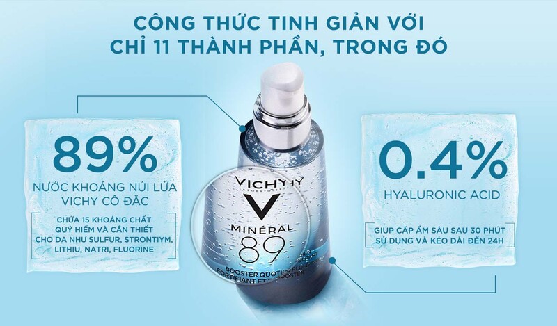 Tinh Chất Vichy Khoáng Cô Đặc Mineral 89 50ml