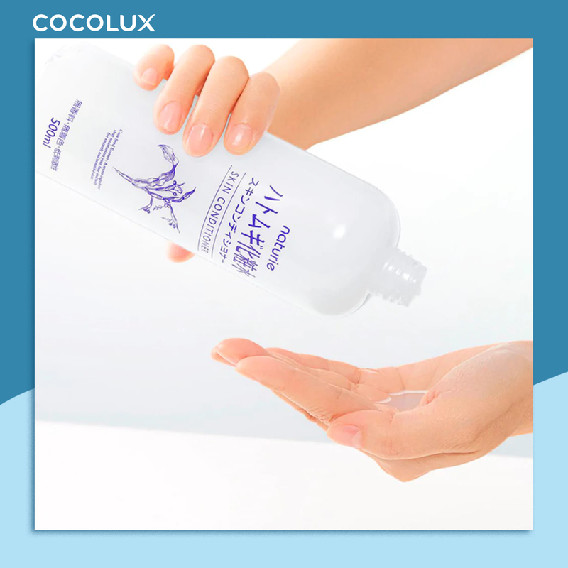 Nước Hoa Hồng Naturie Skin Conditioner Ý Dĩ 500ml MC