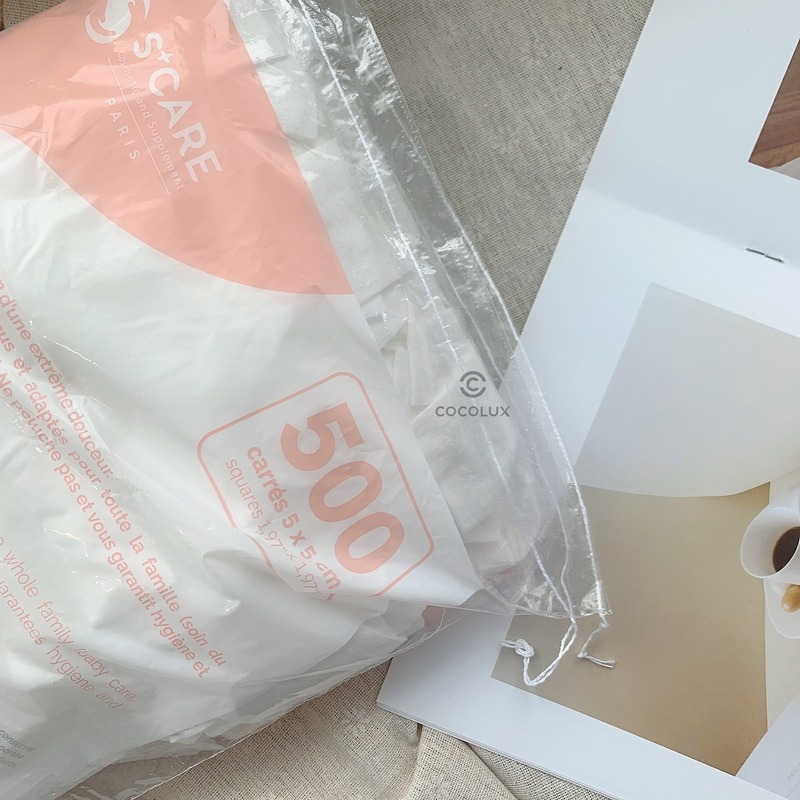 Bông Tẩy Trang S+ Care Pháp 500 PCS