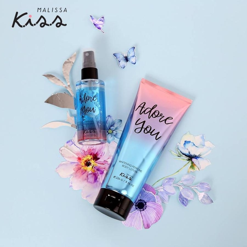 Sữa Dưỡng Thể Malissa Kiss Sáng Da Hương Nước Hoa 226g - Màu:Adore You