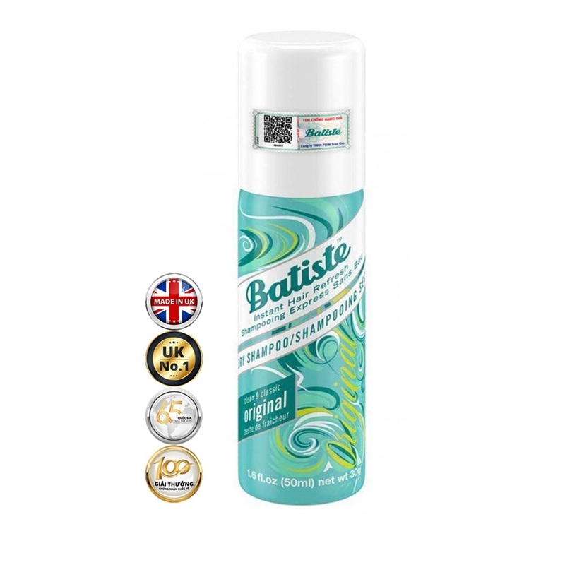 Dầu Gội Khô Batiste Original 50ml