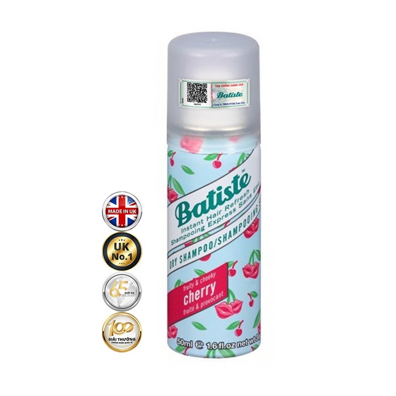 Dầu Gội Khô Batiste Hương Anh Đào 50ml