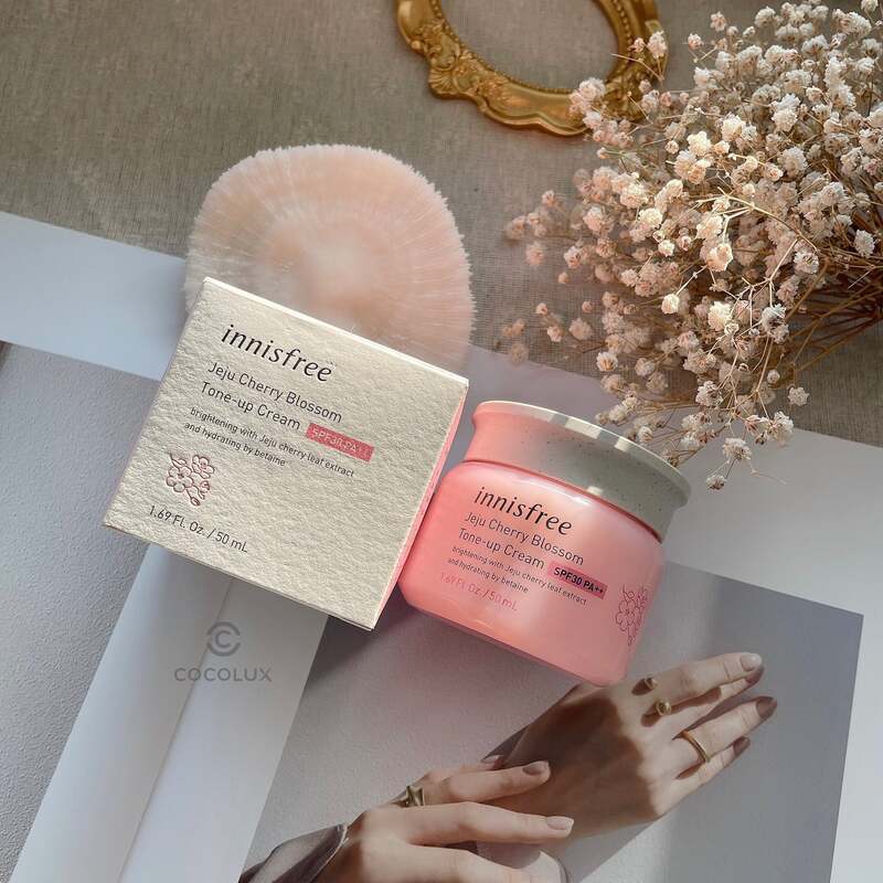 Kem Dưỡng Chống Nắng Innisfree Jeju Cherry Blossom Tone Up 50ml