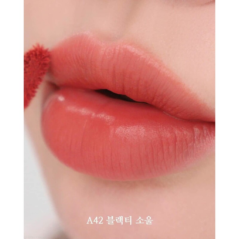 Son Kem Black Rouge Air Fit Velvet Tint Ver 8 The Crystal  A42