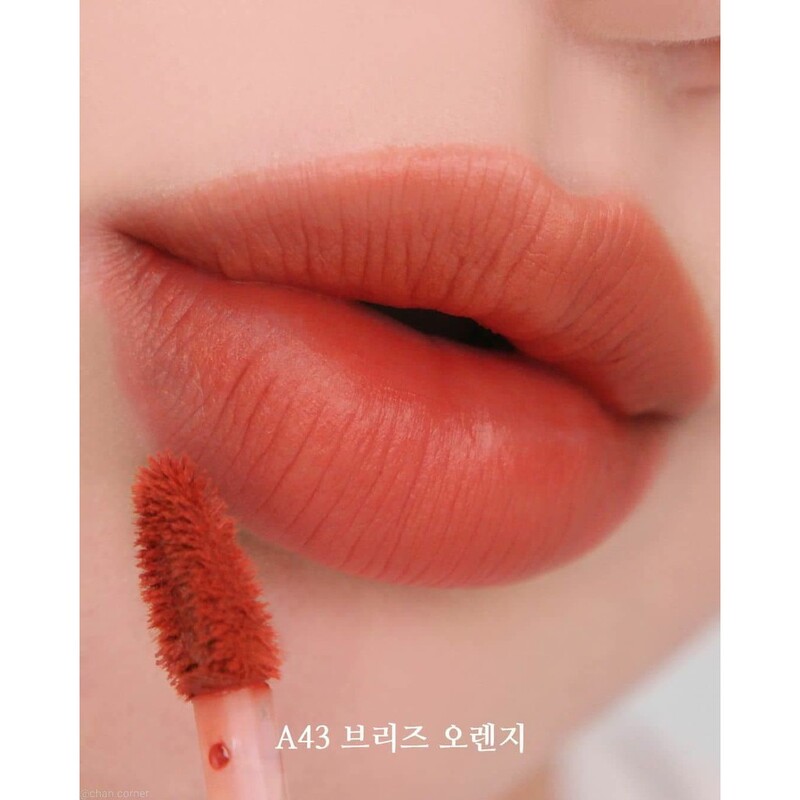 Son Kem Black Rouge Air Fit Velvet Tint Ver 8 The Crystal  A43