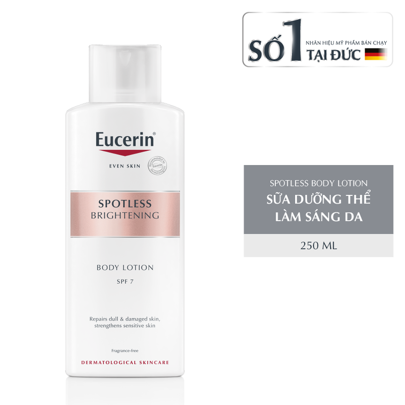 Sữa Dưỡng Thể Eucerin Spotless Brightening Body Lotion Làm Sáng Da SPF 7 250ml