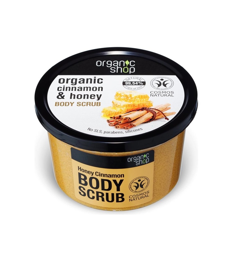 Tẩy Tế Bào Chết Body Organic Shop Hương Mật Ong Quế 250ml