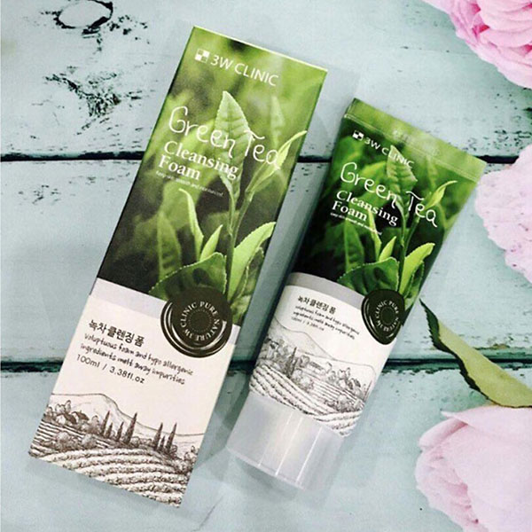 ​​Sữa Rửa Mặt 3W Clinic - Trà Xanh 100ml 