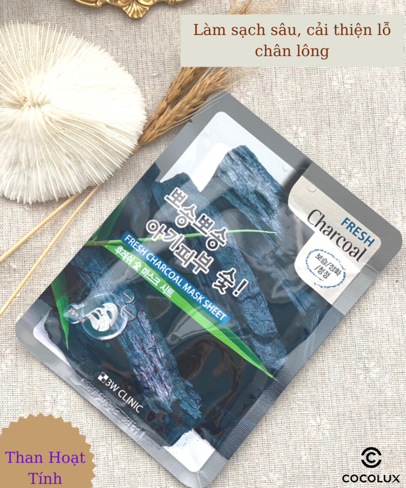 Mặt Nạ 3W - Than Hoạt Tính