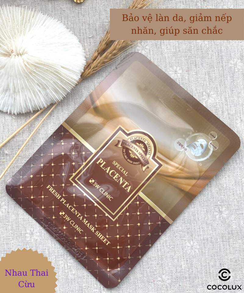 Mặt Nạ 3W - Nhau Thai Cừu