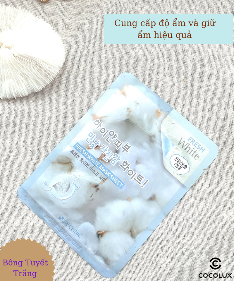 Mặt Nạ 3W - Bông Tuyết Trắng