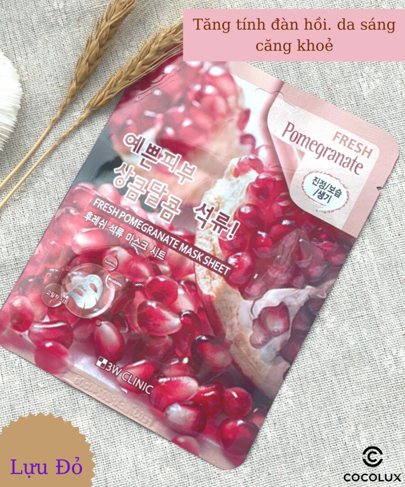 Mặt Nạ 3W - Lựu Đỏ