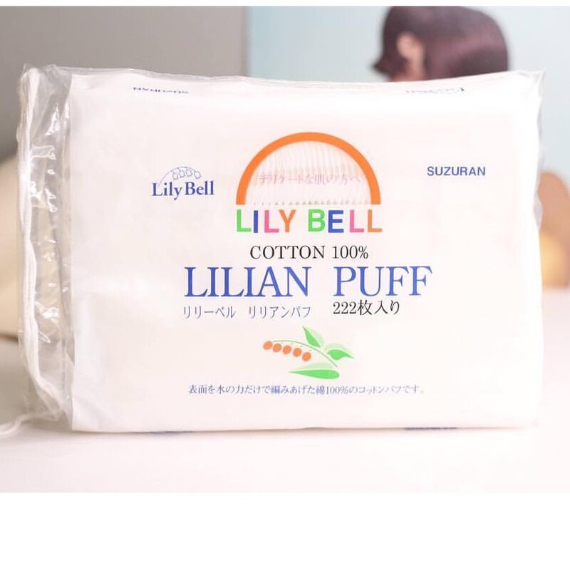 Bông Tẩy Trang LiLy Bell Lilian Puff Cotton 222 PCS
