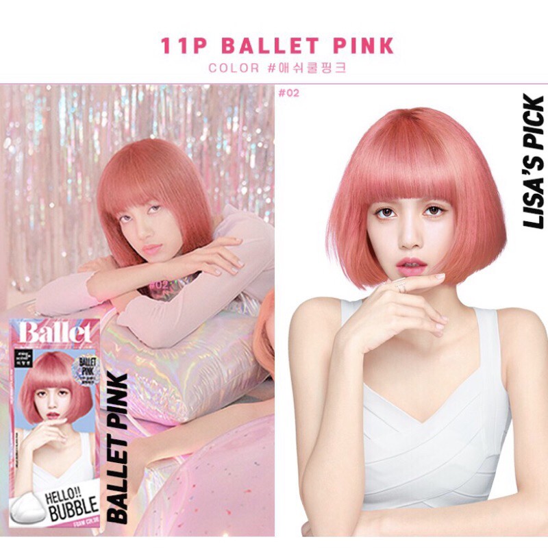 Thuốc Nhuộm Tóc Mise En Scène Hello Bubble Ballet Pink 11P 30ml 