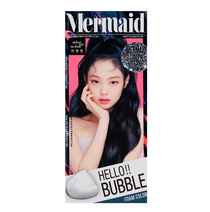 Thuốc Nhuộm Tóc Mise En Scène Hello Bubble Mermaid Green 4GN 30ml