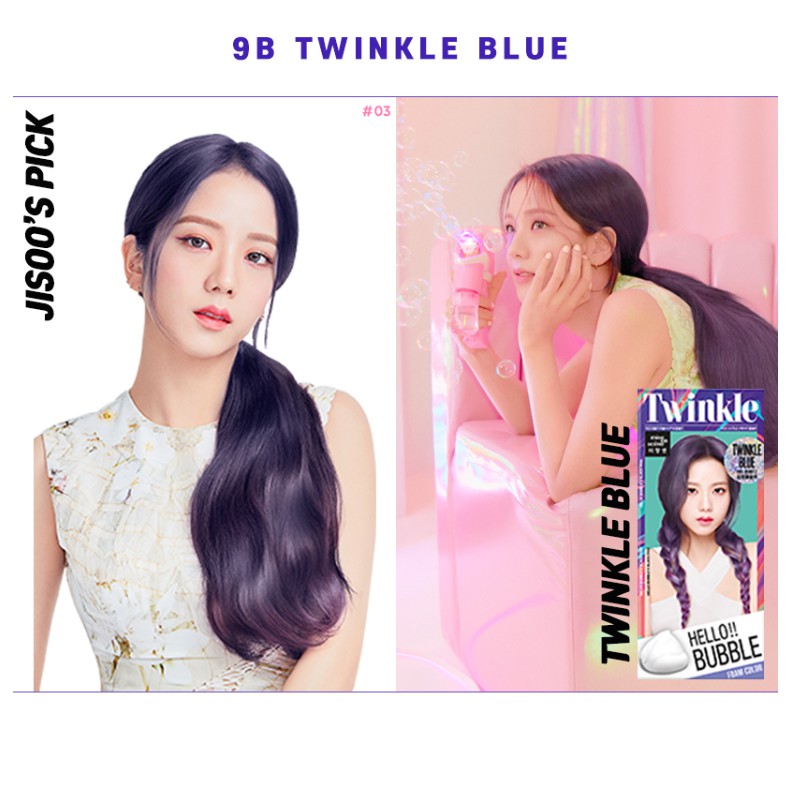 Thuốc Nhuộm Tóc Mise En Scène Hello Bubble Twinkle Blue 9B 30ml