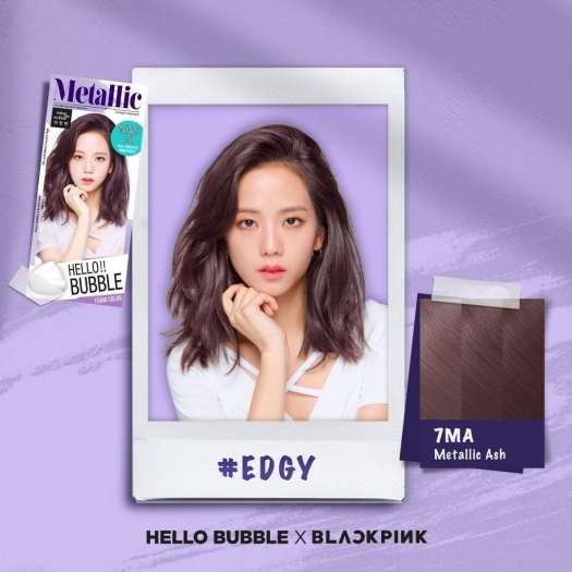 Thuốc Nhuộm Tóc Mise En Scène Hello Bubble Metallic ASH 7MA 30ml