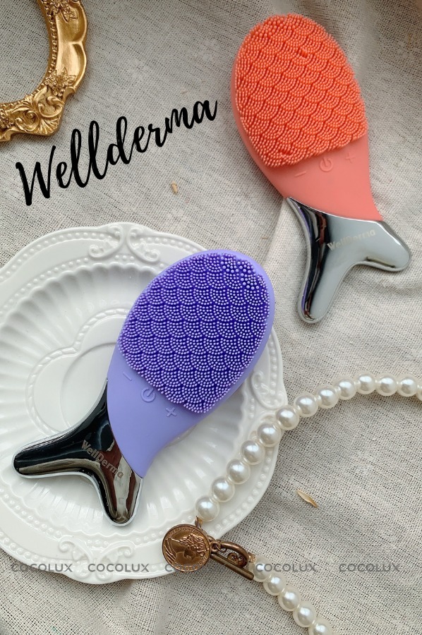 Máy Rửa Mặt Wellderma Tím