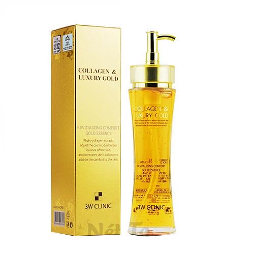 Tinh Chất 3W Clinic Collagen & Luxury Gold Làm Mịn Da, Ngăn Ngừa Lão Hóa 150ml