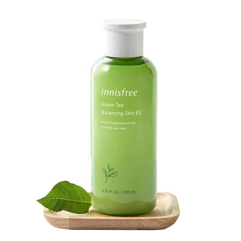 Nước Hoa Hồng Innisfree Green Tea Balancing Skin EX Cho Da Dầu Mụn, Hỗn Hợp 200ml