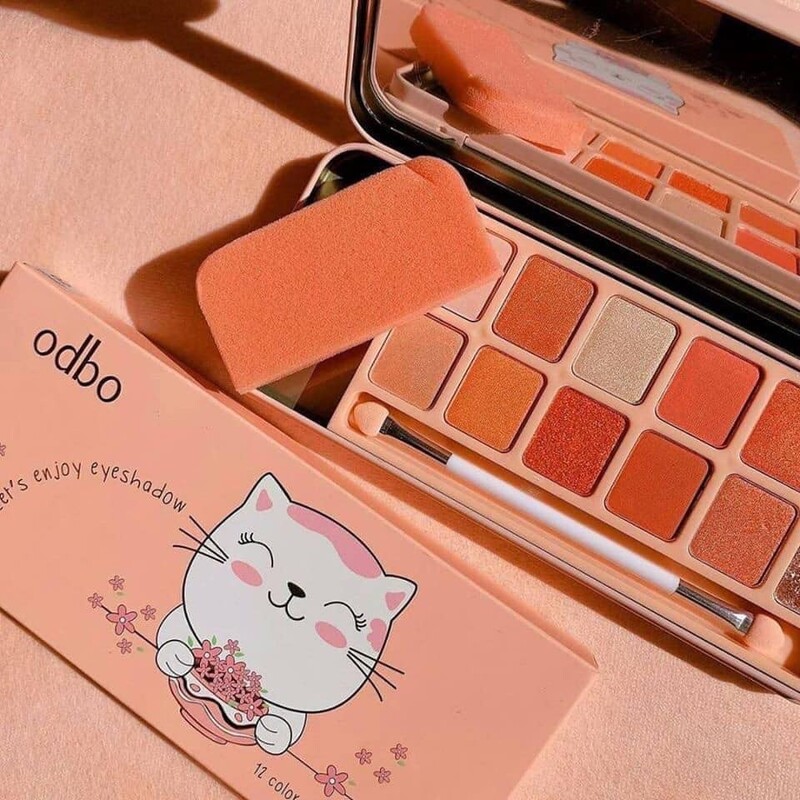 Phấn Mắt Odbo Lets Enjoy Eyeshadow OD0297 #02 12 ô
