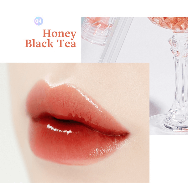 Son Bóng Eglips Water Glaze Tint 04 Honey Black Tea Cam Nâu Gạch
