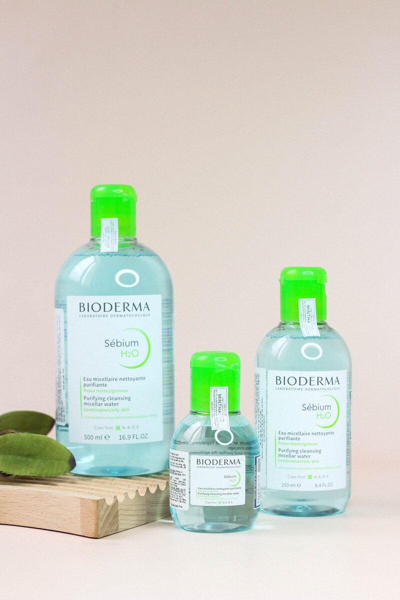 Nước Tẩy Trang Bioderma Xanh Cho Da Dầu/Da Hỗn Hợp 500ml