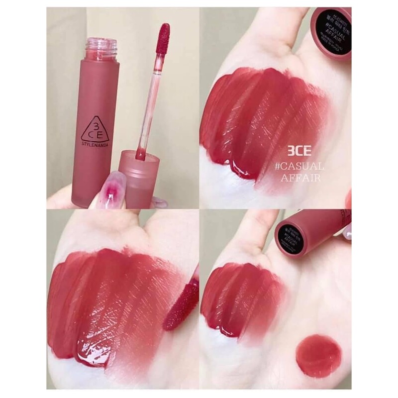 Son Kem 3CE Blur Water Tint Casual Affair Lì Mềm Mượt Môi 4.6g