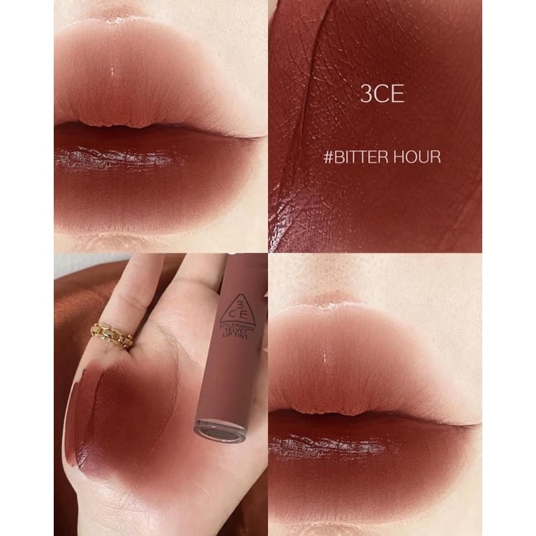 Son Kem 3CE Velvet Lip Tint Bitter Hour 4g