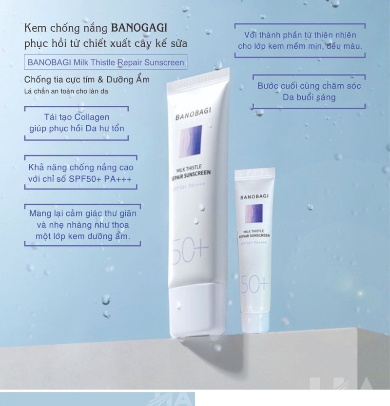 Kem Chống Nắng Milk Thistle Repair Sunscreen Plus 50ml