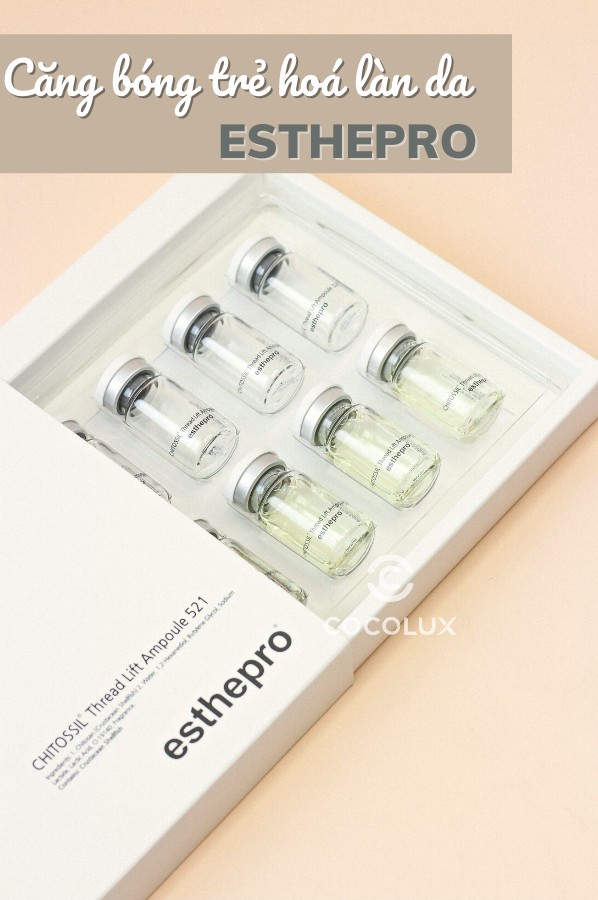Tinh Chất Chitossil Esthepro Chỉ Tơ Tằm Căng Da Tự Tiêu 10 PCS