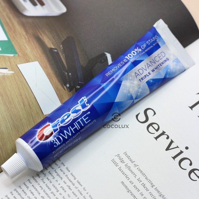 Kem Đánh Răng Crest 3D White Advanced Triple Whitening 158g