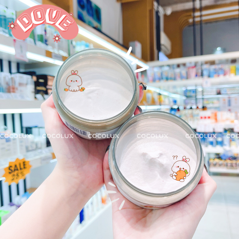 Tẩy Tế Bào Chết Body Dove Creme Dusch Peeling Lựu Đỏ 225ml