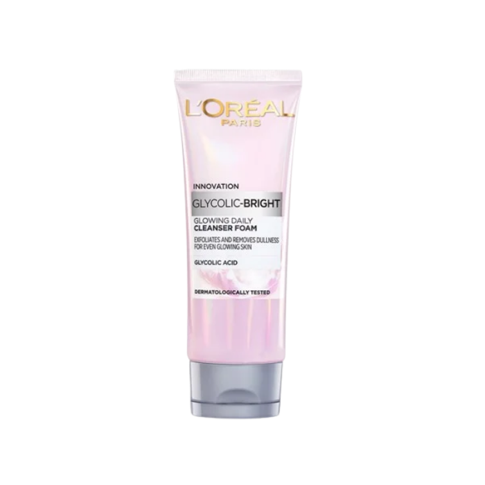 Sữa Rửa Mặt L'Oreal Paris Glycolic Bright Sáng Da 100ml