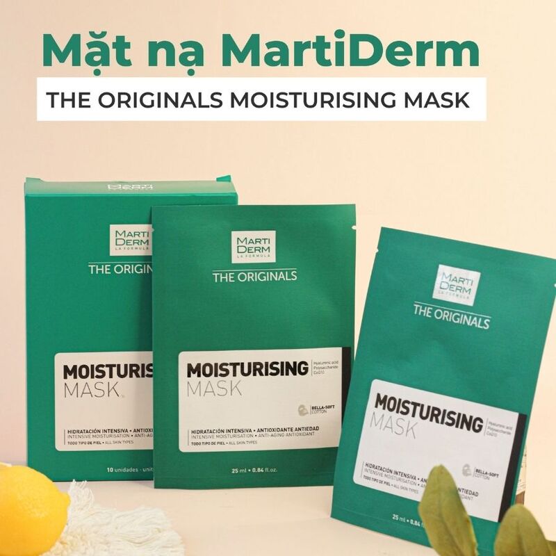 Mặt Nạ MartiDerm Moisturising Mask Dưỡng Ẩm, Chống Lão Hóa 25ml (1 miếng)