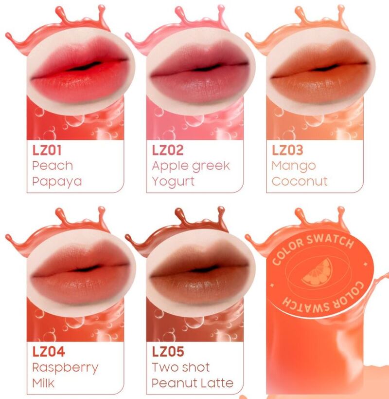 Son Kem Lì Black Rouge Leez Velvet Tint Mịn Mướt Môi - LZ03